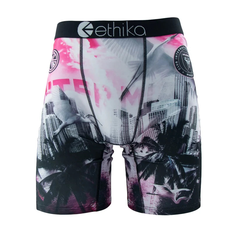Men's Boxer Shorts Breathable Mesh Underwear S-3XL