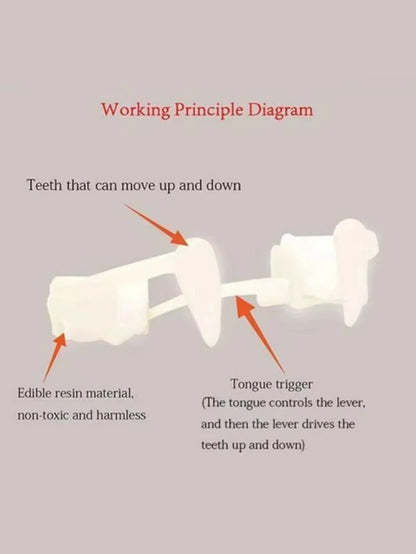Vampire Fangs Plastic Halloween Costume Teeth for Parties