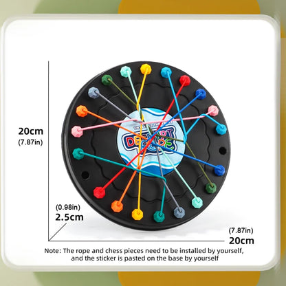 Rope Untangling Puzzle Game, Logic Challenge Toy for Kids