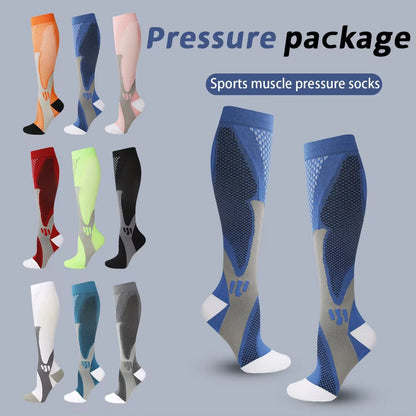 Compression Socks, Men's Athletic Crew Socks for Sports