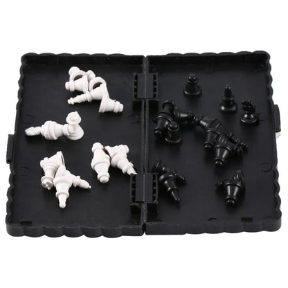 Magnetic Chess Set with Folding Board for Travel and Play