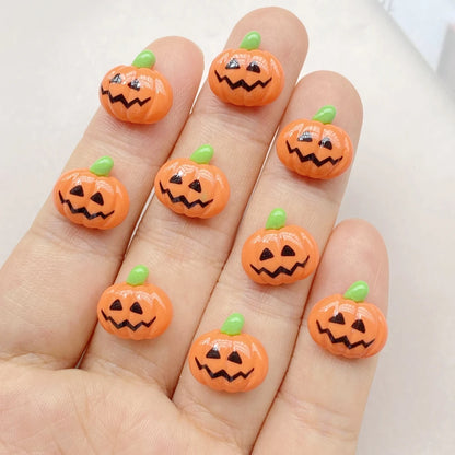 Halloween Nail Art Charms, 20Pcs 3D Resin Nail Decorations