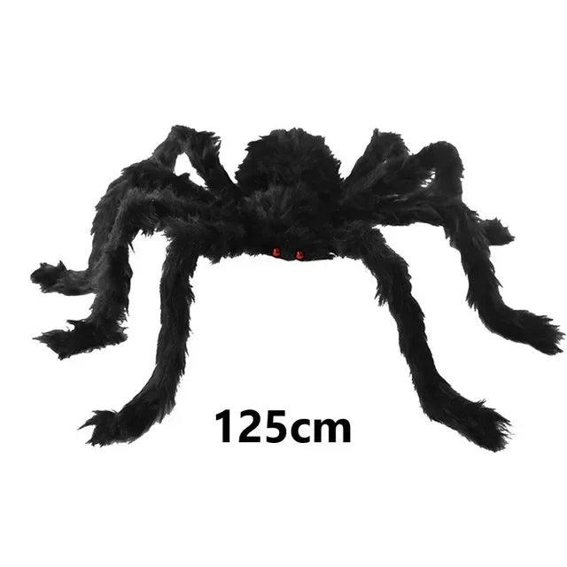Halloween Spider Decoration – Giant Plush Spider Prop