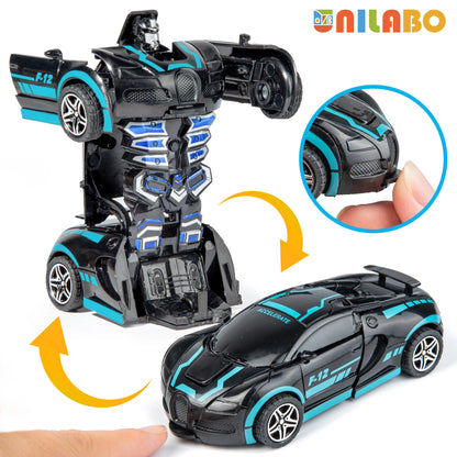 Transformable Robot Car Toy No Battery Educational Toy for Kids