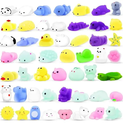 20 Pcs Animal Stress Relief Toys, Soft Rubber Fidget Animals