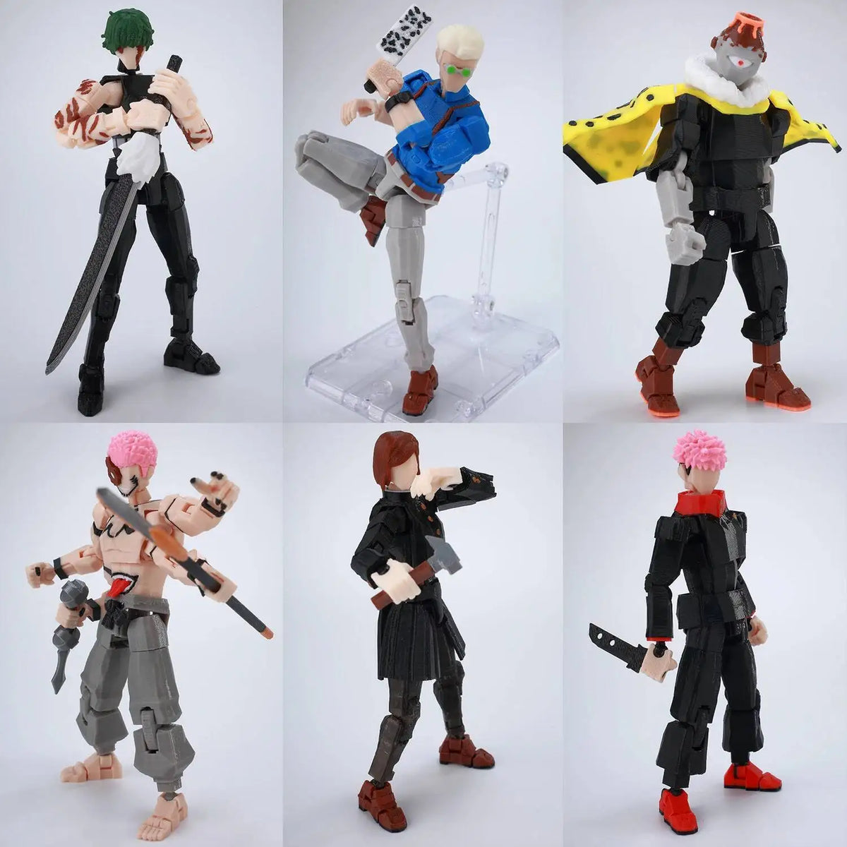 Poseable Action Figure 14cm 3D Printed Collectible Model