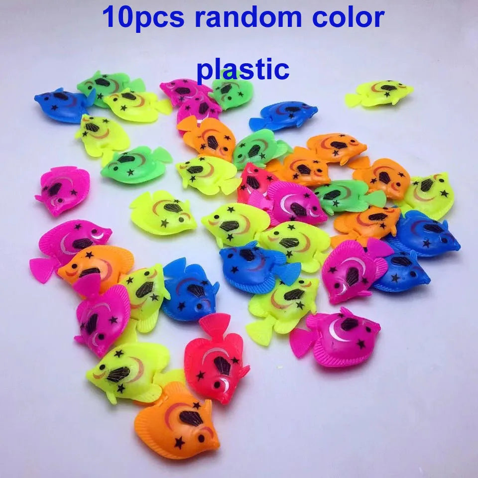 10PCS Goldfish Bath Toys – Floating Fish Water Play Set for Kids