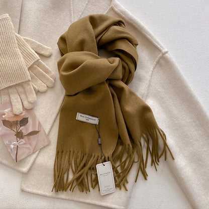 Women’s Winter Scarf – Warm Wool Blend Wrap for Cold Weather