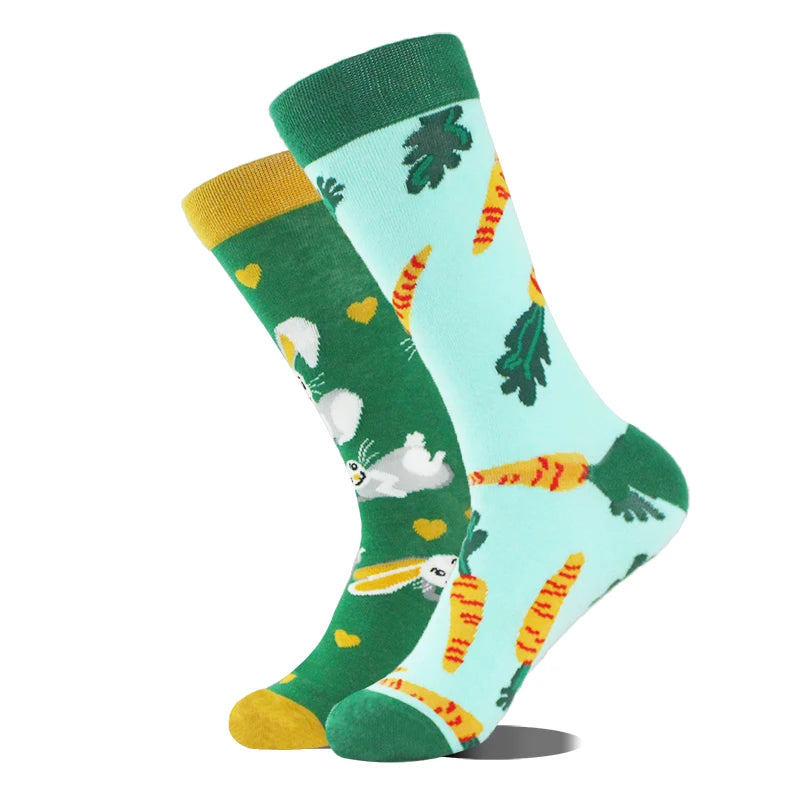 Funny Men's Socks Cotton Novelty Crew Socks Unisex