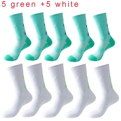 Men's Basketball Socks with Thick Bottom for Sports & Training