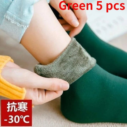 Women’s Thermal Socks 5 Pairs – Thick Warm Winter Socks