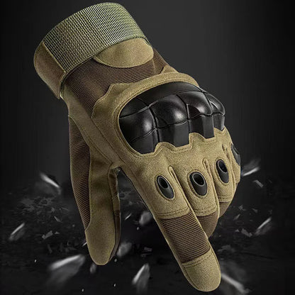Tactical Gloves Full Finger Hard Shell Outdoor Cycling Gloves