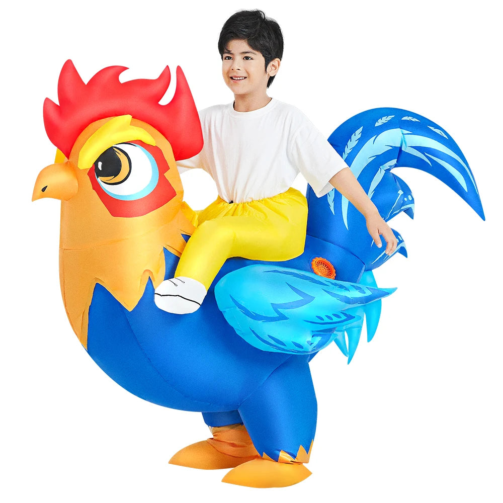 Kids Inflatable Dinosaur Costume – Halloween Party Dress-Up