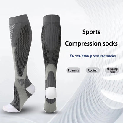 Compression Socks, Men's Athletic Crew Socks for Sports