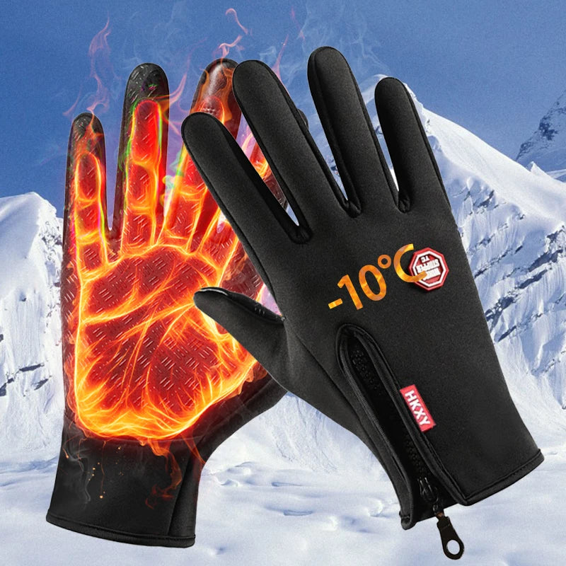 Winter Gloves – Touchscreen Warm Cycling & Driving Gloves