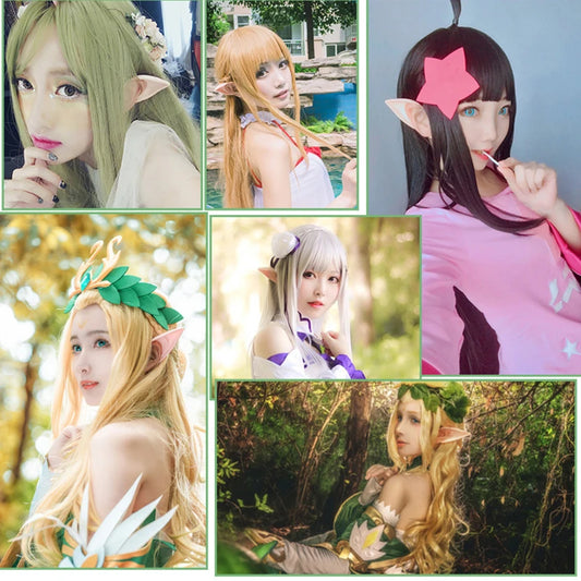 Elf Ears Costume Accessories Latex Fairy Ears for Cosplay