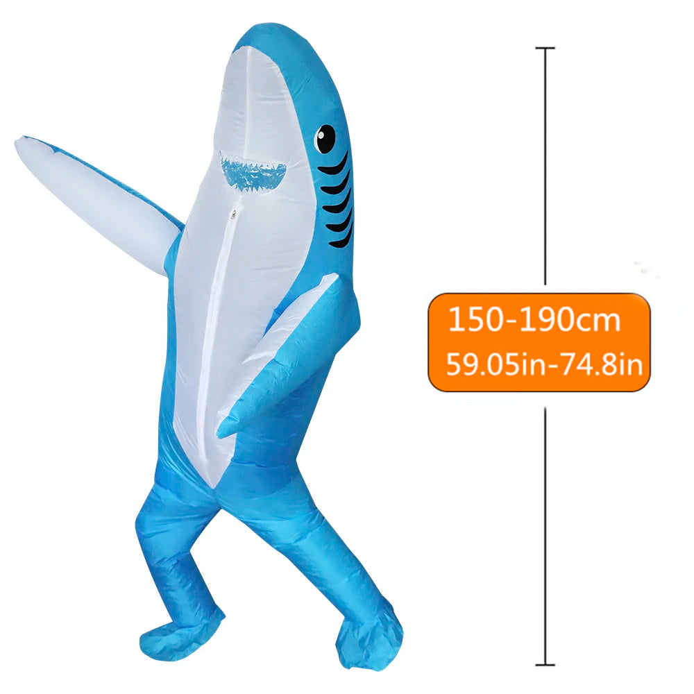 Shark Inflatable Costume – Fun Halloween & Christmas Suit