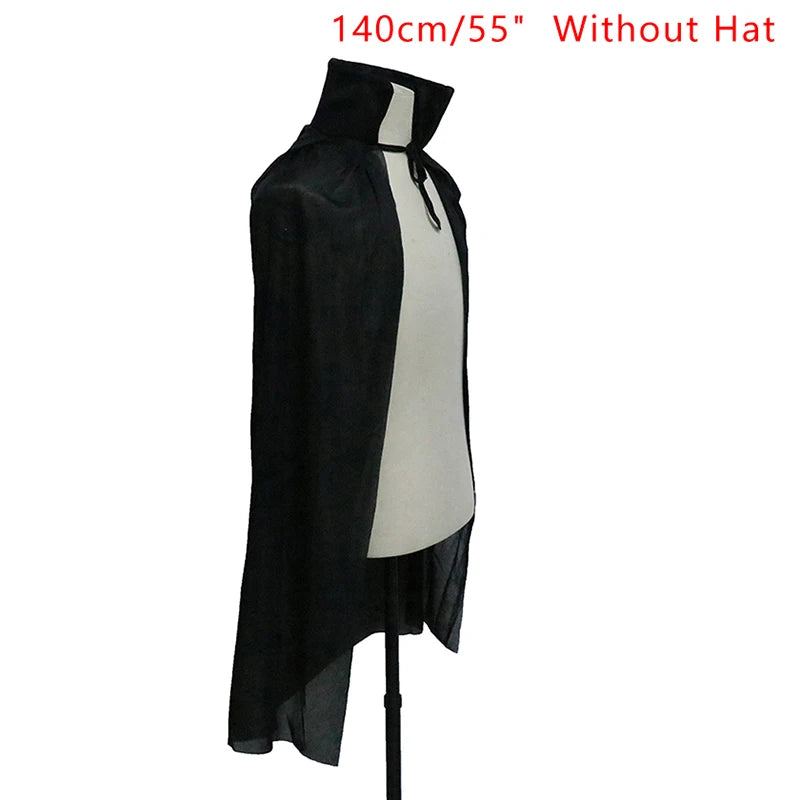 Vampire Costume Cloak Reversible Red Black Halloween Cape