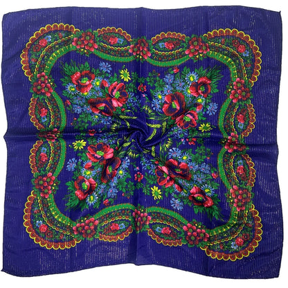 Women's Square Scarf, 70×70cm Printed Head Scarf and Bandana