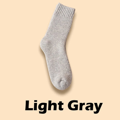 Winter Wool Socks Thick Warm Unisex Crew Socks for Cold Weather