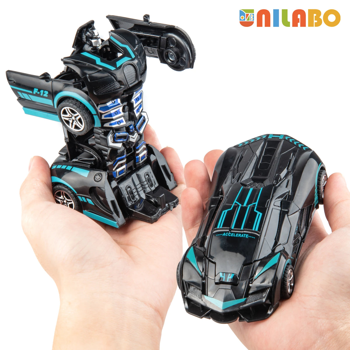 Transformable Robot Car Toy Diecast Educational Toy for Kids