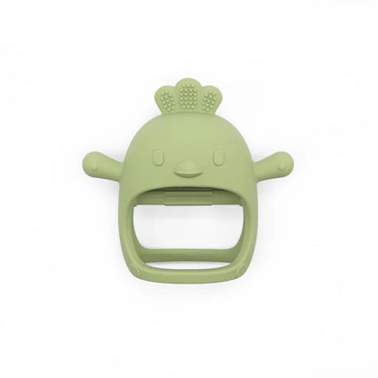 Baby Silicone Teether Chick Shape Chewing Toy for Infants