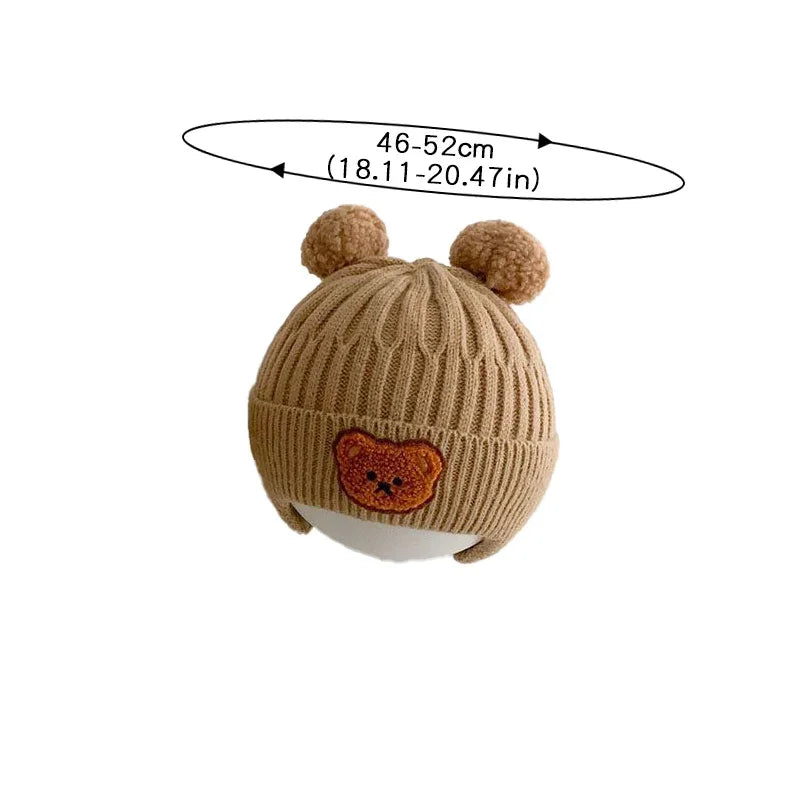 Baby Winter Hat – Warm Knit Bear Ear Hat for Kids