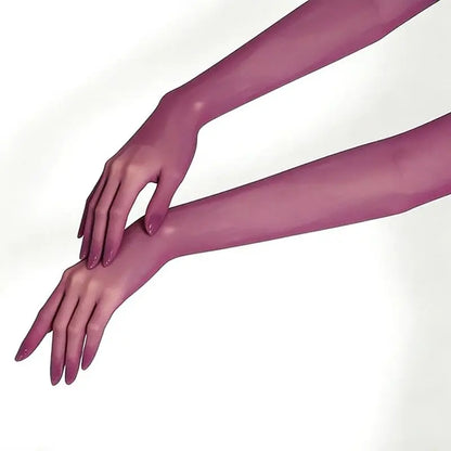 Women’s Long Gloves Elbow Length Nylon Party Costume Gloves