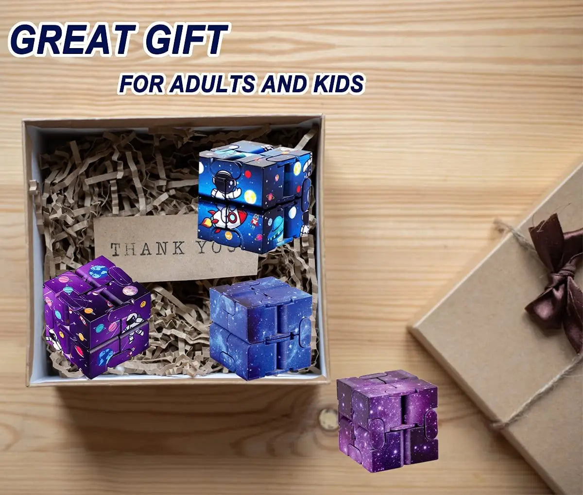 Infinity Cube Fidget Toy Starry Sky Handheld Puzzle for Adults