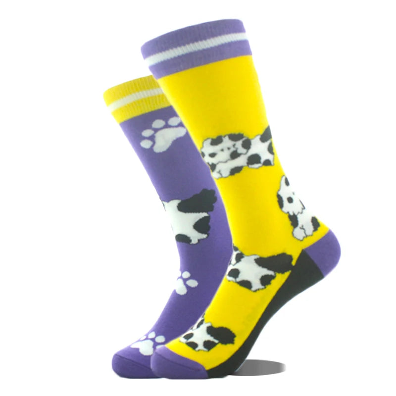 Funny Men's Socks Cotton Novelty Crew Socks Unisex