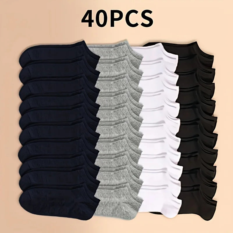 Men's Casual Socks Soft Breathable Low Cut Everyday Socks