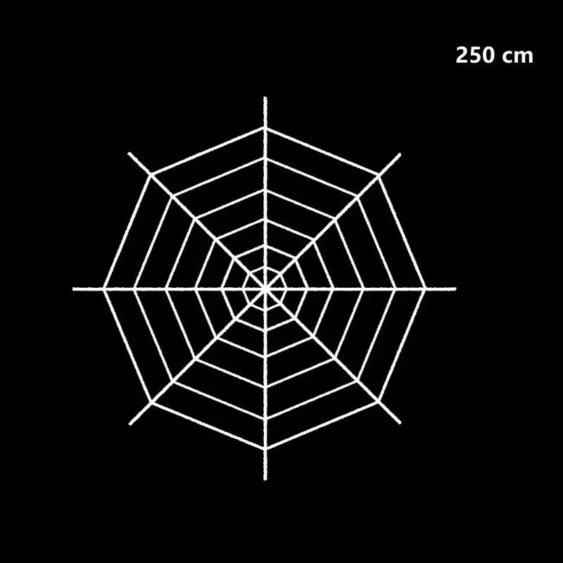 Halloween Spider Decoration, Giant Plush Spider Web Prop