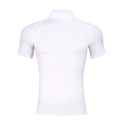 Men's Compression Shirt Quick Dry Short Sleeve Gym Workout Top