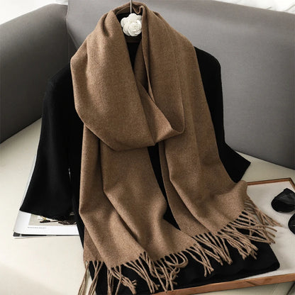 Women's Winter Scarf – Long Warm Solid Shawl Wrap