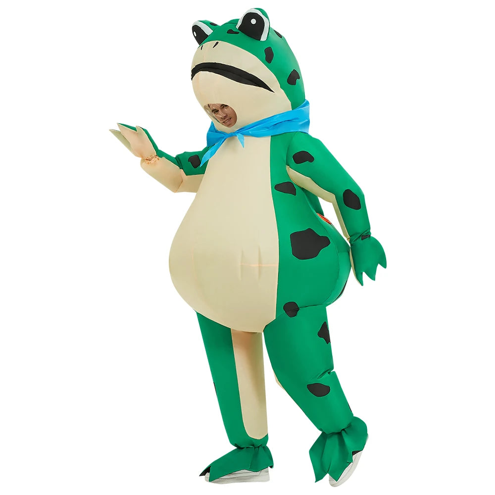 Inflatable Frog Costume – Full Body Halloween Party Suit