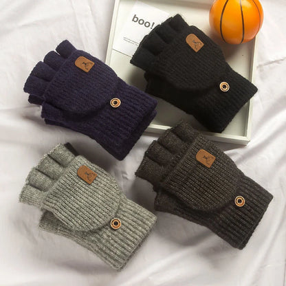 Fingerless Gloves – Warm Knitted Touchscreen Gloves for Men & Women