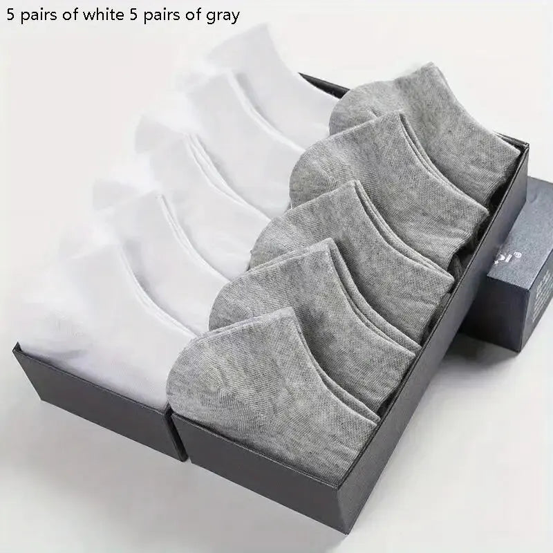 Men's Casual Socks Soft Breathable Low Cut Everyday Socks