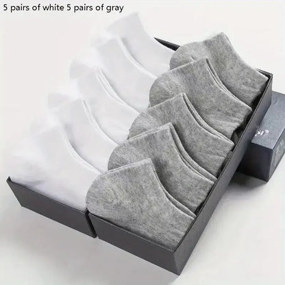 Men's Casual Socks Soft Breathable Low Cut Everyday Socks