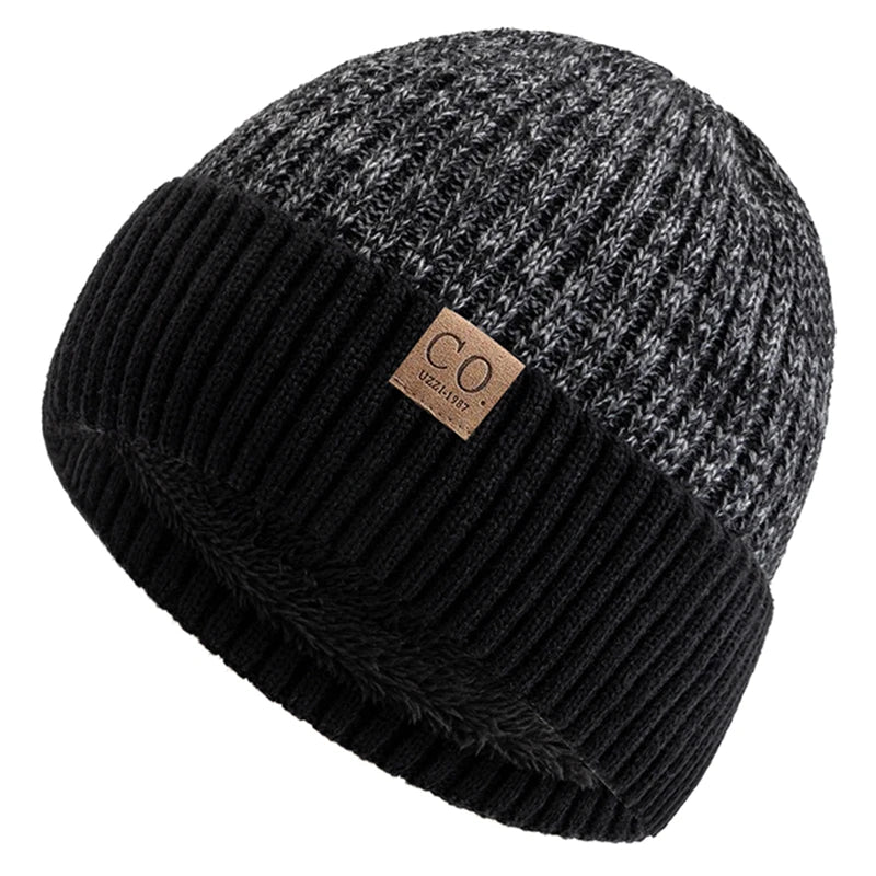 Winter Beanie – Unisex Warm Fur-Lined Knitted Hat