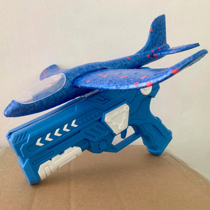 Foam Glider Plane Toy Glowing Catapult Outdoor Flying Aircraft