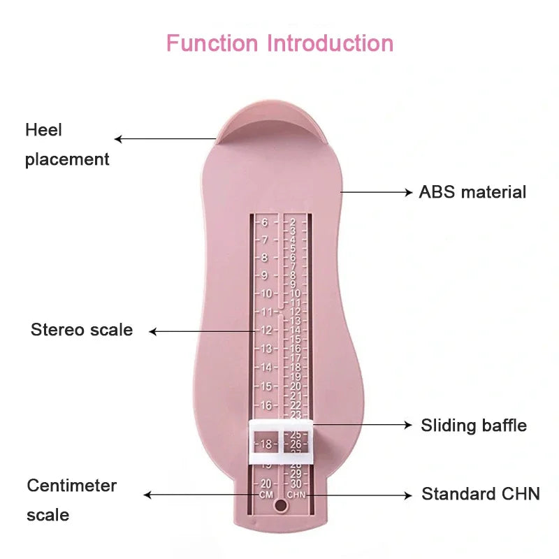 Kids Foot Measuring Tool – Shoe Size Ruler for Children