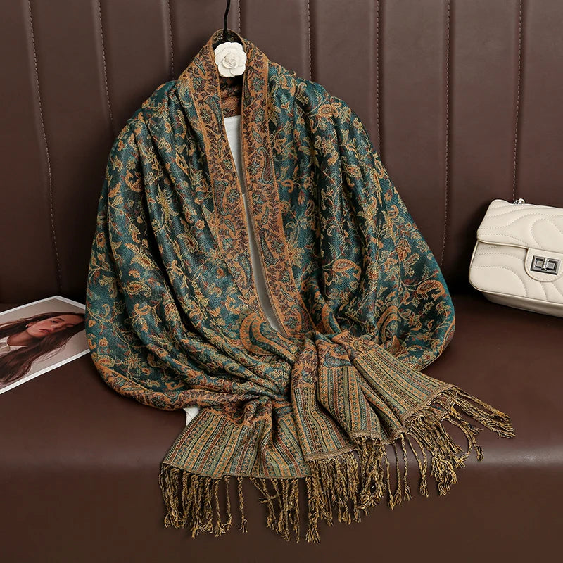 Women's Winter Scarf, Soft Pashmina Shawl Wrap