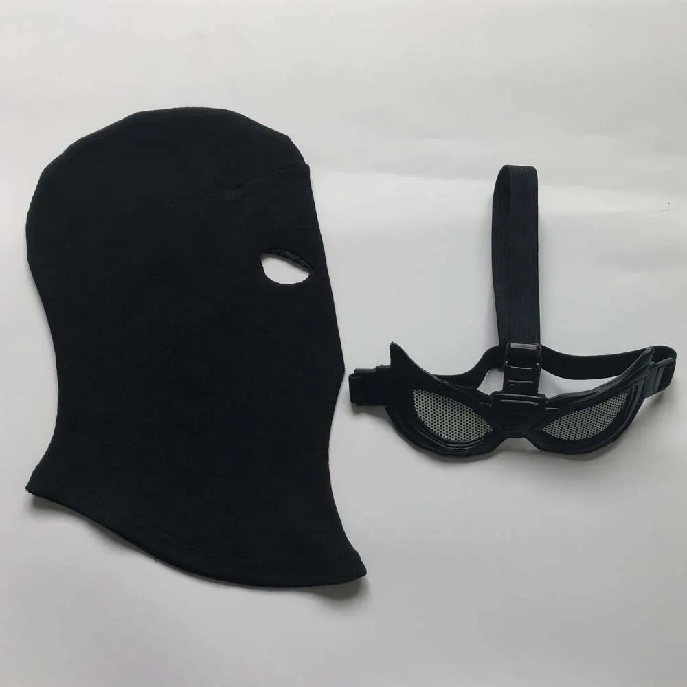 Spider Superhero Mask – Black Cosplay Helmet for Halloween