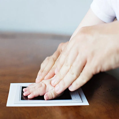 3) Optimized Title  Baby Handprint Kit with Inkless Pad & Imprint Cards for Newborns