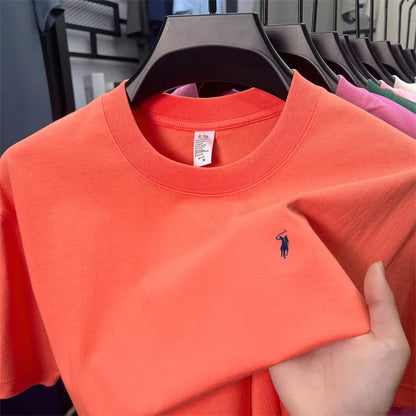 Men's Cotton T-Shirts 100% Cotton Short Sleeve Casual O-Neck
