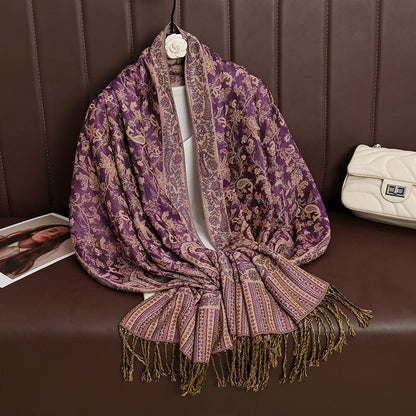 Women's Winter Scarf, Soft Pashmina Shawl Wrap