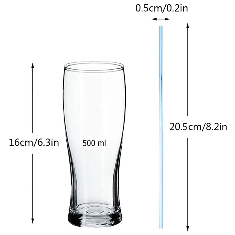 Reusable Drinking Straws Multicolor Bendable Party Straws
