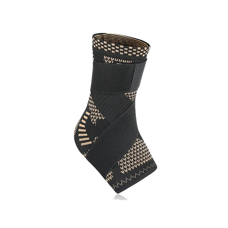 Ankle Compression Sleeve Copper Infused Support Brace