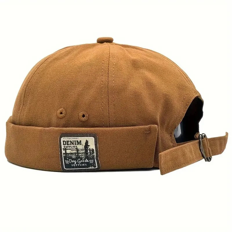 Unisex Docker Cap Cotton Brimless Foldable Skull Cap
