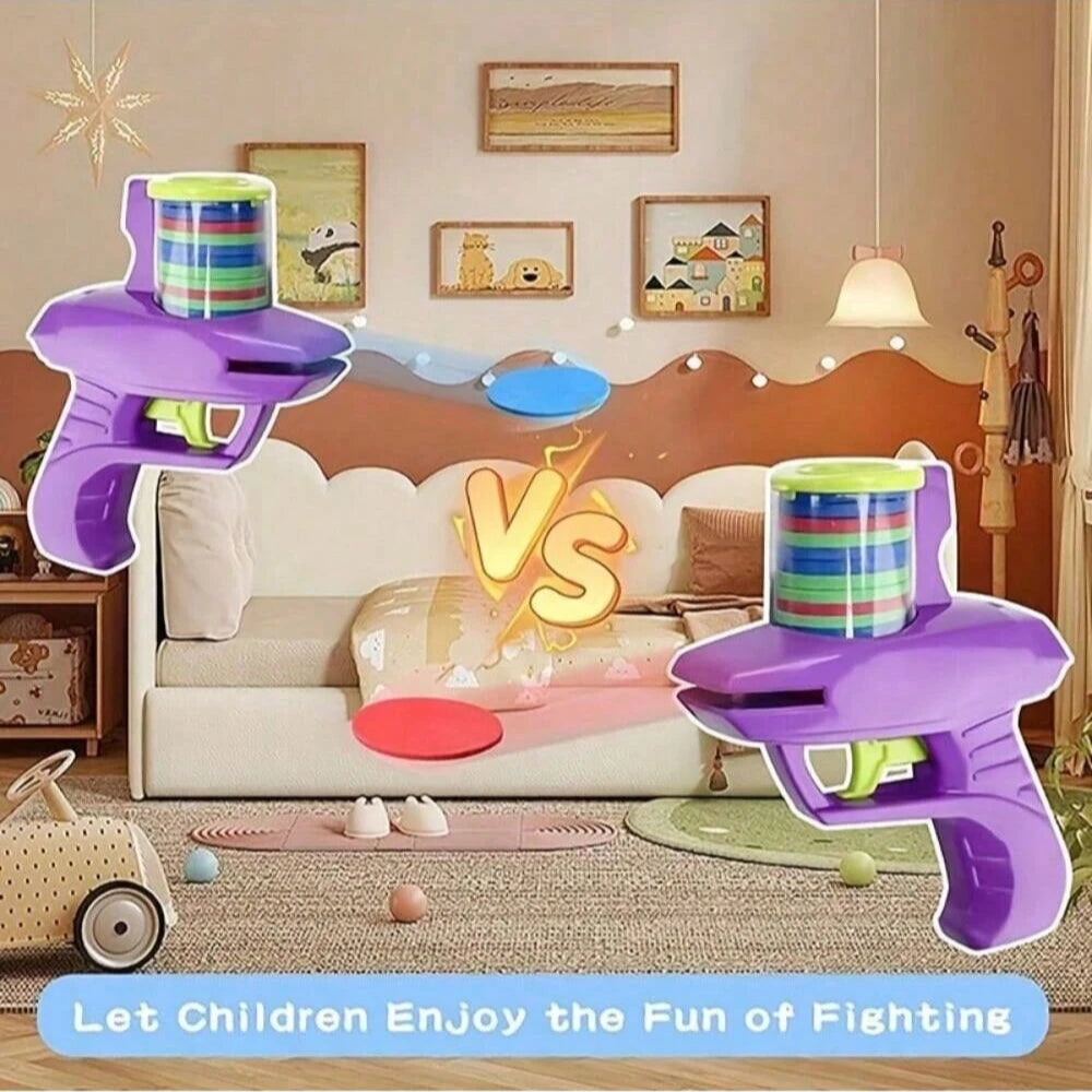 Foam Disc Launcher – Flying Disc Shooting Toy for Kids
